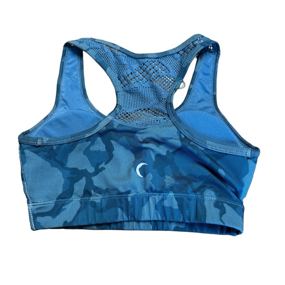Zyia | Blue Camo Bomber Bra | Size XXS - Picture 2 of 4
